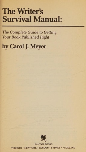 The Writer's Survival Manual