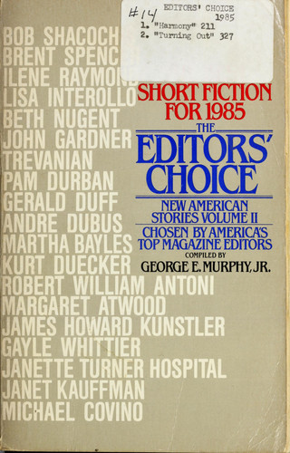 Editor's Choice: New American Stories