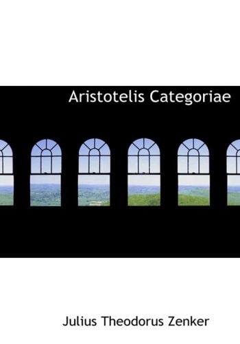 Aristotelis Categoriae (Large Print Edition) (Latin Edition)