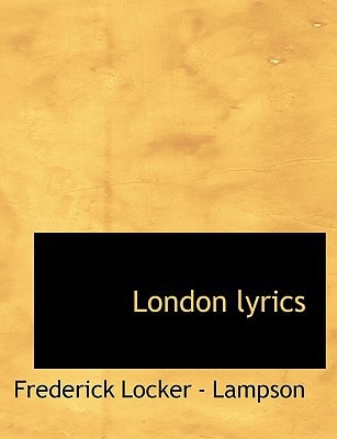 London lyrics (Large Print Edition)