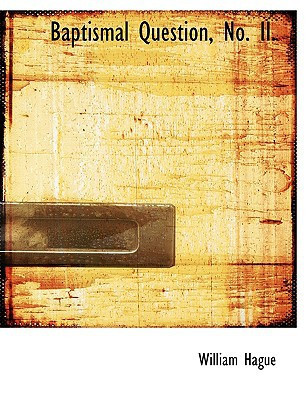 Baptismal Question, No. II. (Large Print Edition)