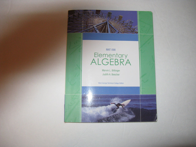 Elementary Algebra MAT 098