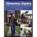 Elementary Algebra for College Students