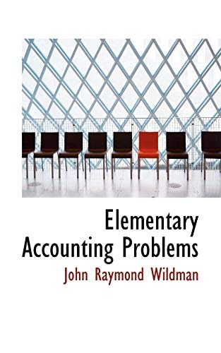 Elementary Accounting Problems