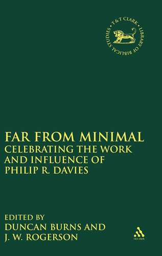 Far From Minimal Celebrating the Work and Influence of Philip R. Davies