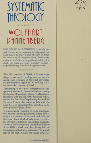 Systematic Theology: Volume 1 (v. 1)