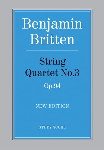 String Quartet No. 3: Study Score (Faber Edition)