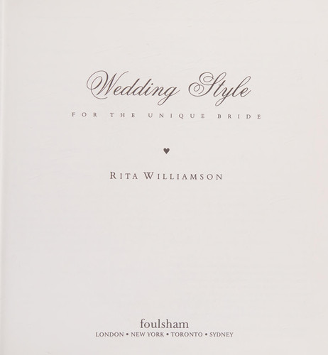 Wedding Style For the Unique Bride