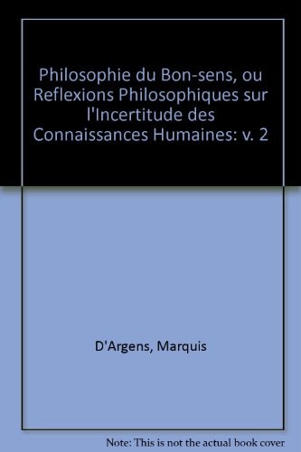 La Philosophie du bon-sens