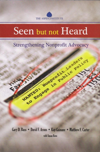 Seen but not Heard: Strengthening Nonprofit Advocacy