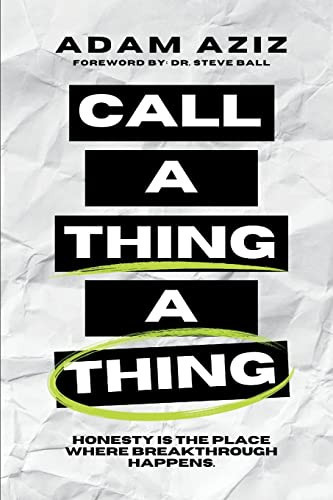 Call A Thing A Thing Honesty is the Place where Breakthrough Happens.