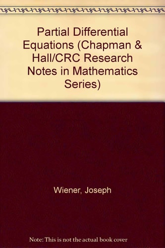 Partial Differential Equations (Chapman & Hall/CRC Research Notes in Mathematics Series)