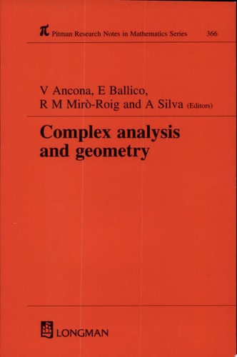 Complex Analysis and Geometry