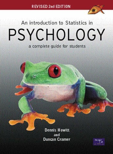 Introduction to Statistics in Psychology
