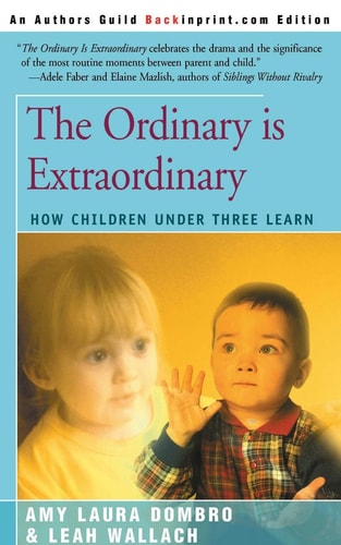The Ordinary is Extraordinary How Children Under Three Learn
