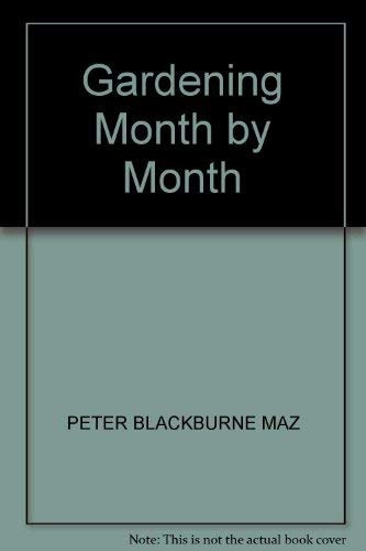 Gardening Month-by-month