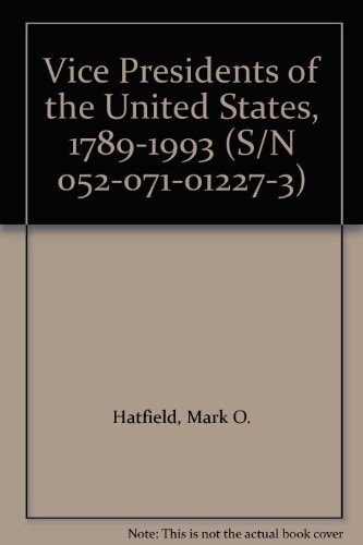 Vice Presidents of the U.S. 1789-1998