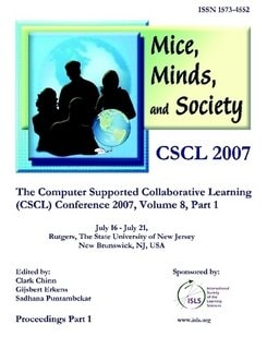 CSSL 2007 the computer supported collaborative learning (CSSL) conference
