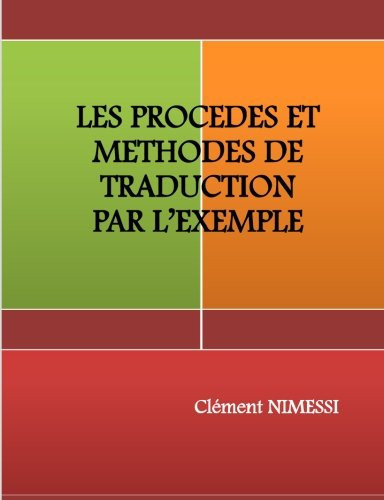 Les Procedes Et Methodes de Traduction Par L?Exemple