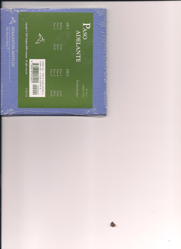Paso Adelante Audio CD