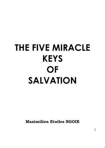 THE FIVE MIRACLE KEYS OF SALVATION