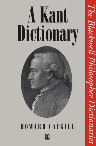 A Kant Dictionary