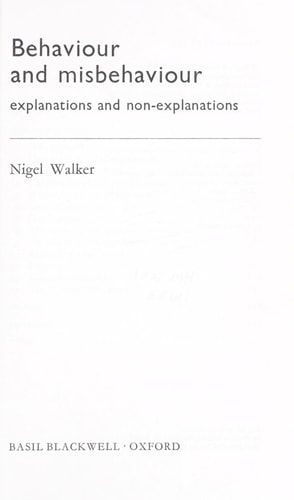 Behaviour and Misbehaviour Explanations and Non-explanations