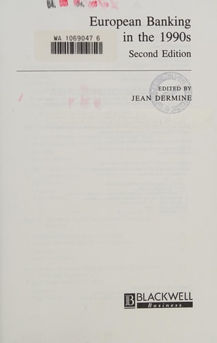 European Banking in the 1990s