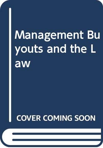 Management Buyouts and the Law