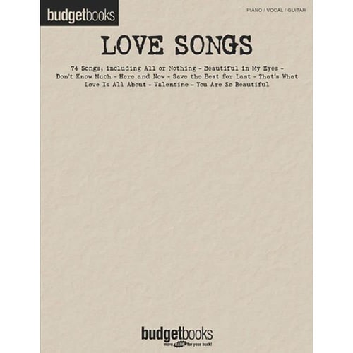 Love Songs Piano, Vocal, Guitar