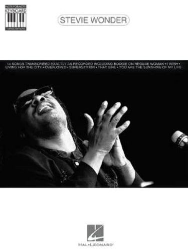 Hal Leonard Stevie Wonder Note For Note Keyboard Songbook