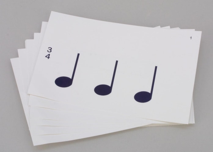 Basic Rhythms Flashcards For Reading and Creating Music