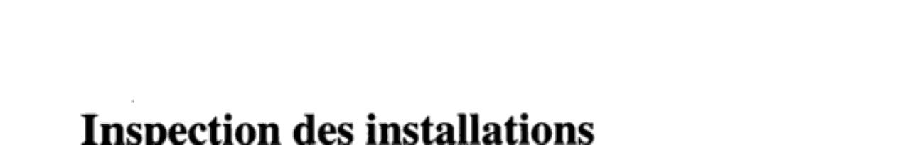 Inspection des installations et de l'équipement de radiodiagnostic techniques recommandées pour la mise à l'essai de l'équipement et des installations