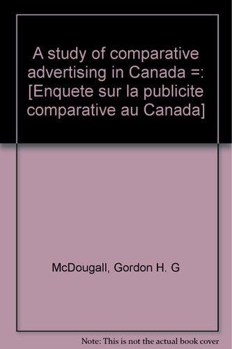 A Study of Comparative Advertising in Canada