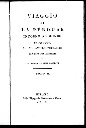 Viaggio di La Pérouse intorno al mondo