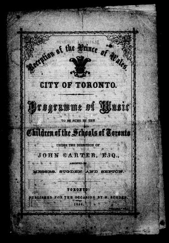 Reception of the Prince of Wales, city of Toronto