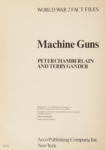 Machine guns (World War 2 fact files)
