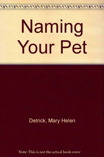 Naming your pet