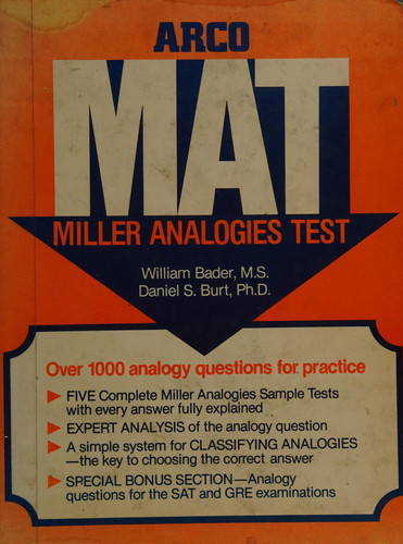 Mat, Miller Analogies Test