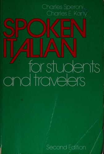 Spoken Italian for Students and Travelers