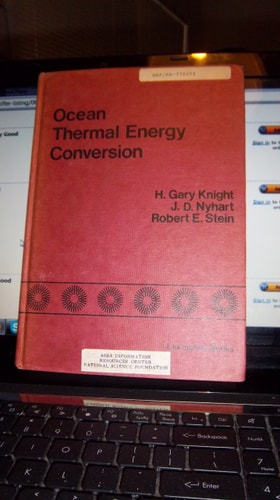 Ocean thermal energy conversion: Legal, political, and institutional aspects