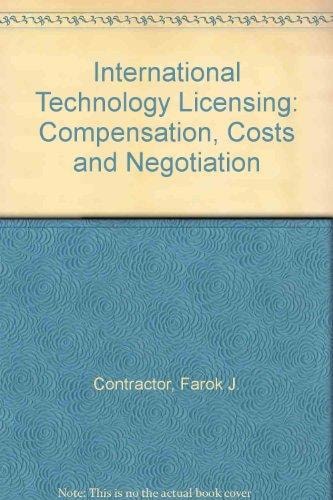 International technology licensing: Compensation, costs, and negotiation
