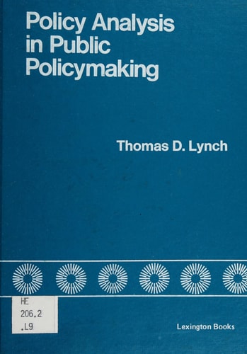 Policy Analysis in Public Policymaking