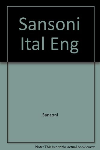 Collins Sansoni Italian-English Dictionary