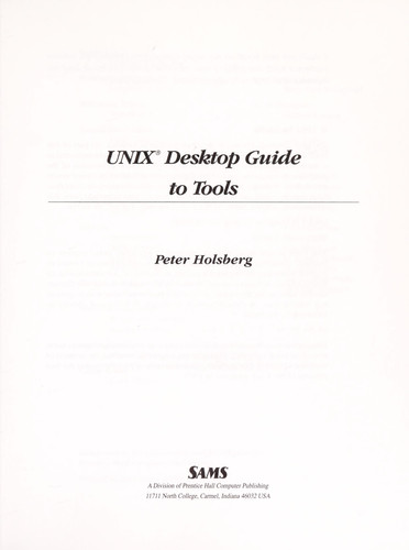 Unix Desktop Guide to Tools