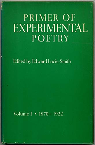 Primer of Experimental Poetry.