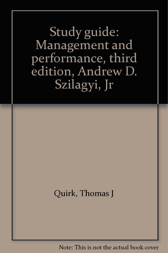 Management and Performance