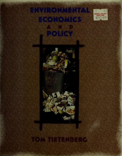 Environmental Economics and Policy