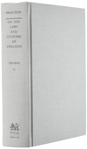 On the Laws and Customs of England, Volume 2