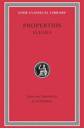 Propertius, Elegies